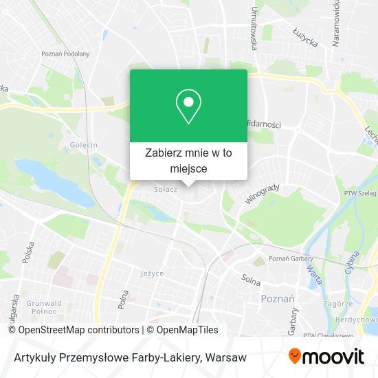 Mapa Artykuły Przemysłowe Farby-Lakiery