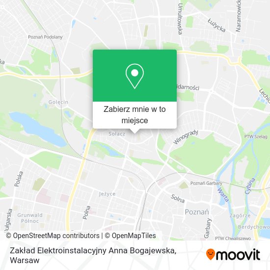 Mapa Zakład Elektroinstalacyjny Anna Bogajewska