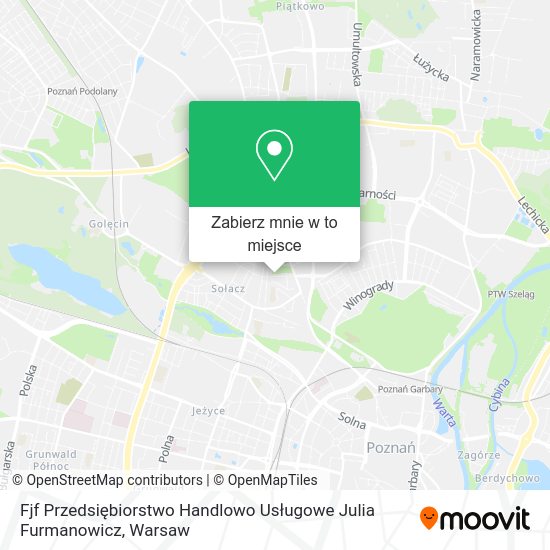 Mapa Fjf Przedsiębiorstwo Handlowo Usługowe Julia Furmanowicz