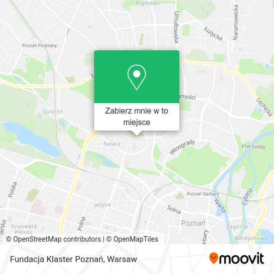 Mapa Fundacja Klaster Poznań