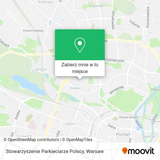 Mapa Stowarzyszenie Parkieciarze Polscy