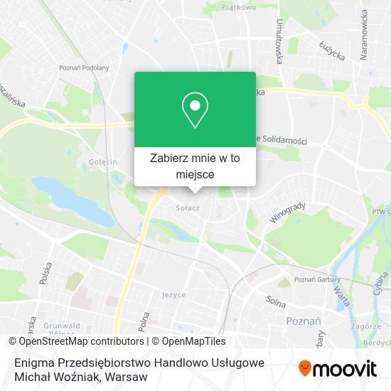 Mapa Enigma Przedsiębiorstwo Handlowo Usługowe Michał Woźniak