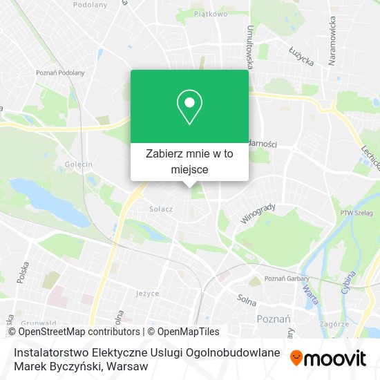 Mapa Instalatorstwo Elektyczne Uslugi Ogolnobudowlane Marek Byczyński