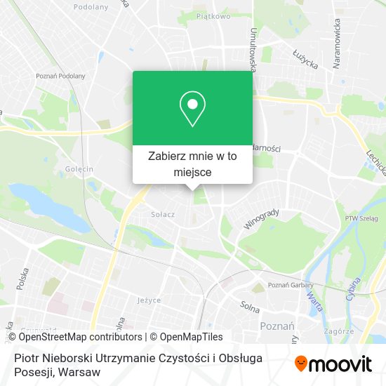 Mapa Piotr Nieborski Utrzymanie Czystości i Obsługa Posesji