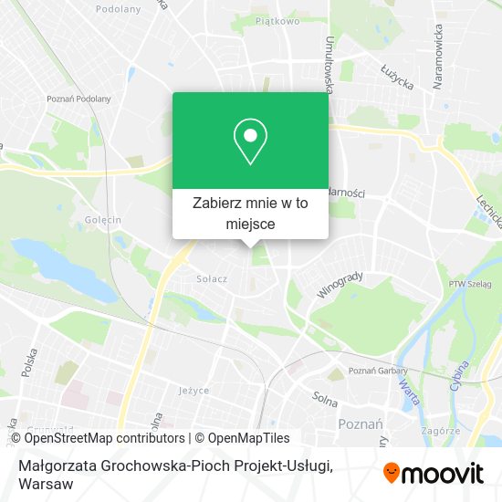 Mapa Małgorzata Grochowska-Pioch Projekt-Usługi