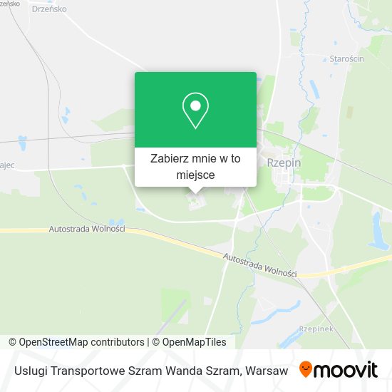 Mapa Uslugi Transportowe Szram Wanda Szram