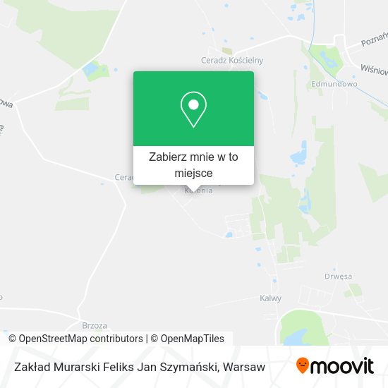 Mapa Zakład Murarski Feliks Jan Szymański