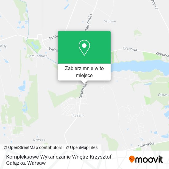 Mapa Kompleksowe Wykańczanie Wnętrz Krzysztof Gałązka