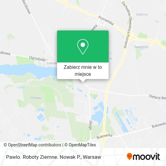 Mapa Pawlo. Roboty Ziemne. Nowak P.