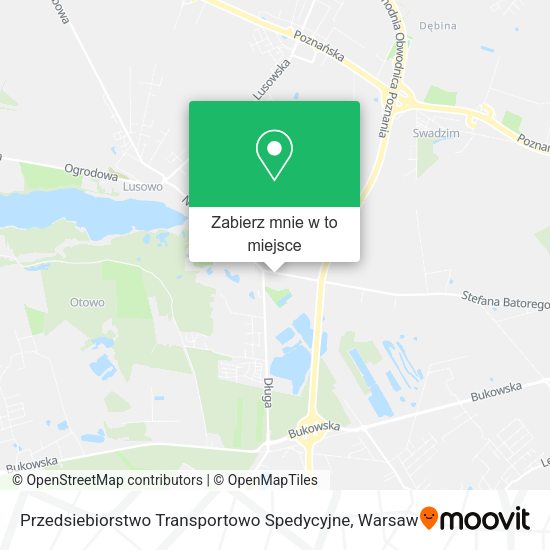 Mapa Przedsiebiorstwo Transportowo Spedycyjne