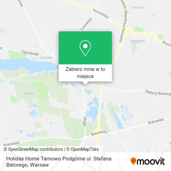 Mapa Holiday Home Tarnowo Podgórne ul. Stefana Batorego