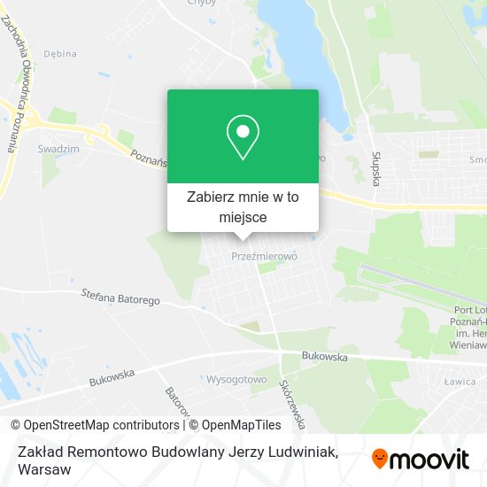 Mapa Zakład Remontowo Budowlany Jerzy Ludwiniak