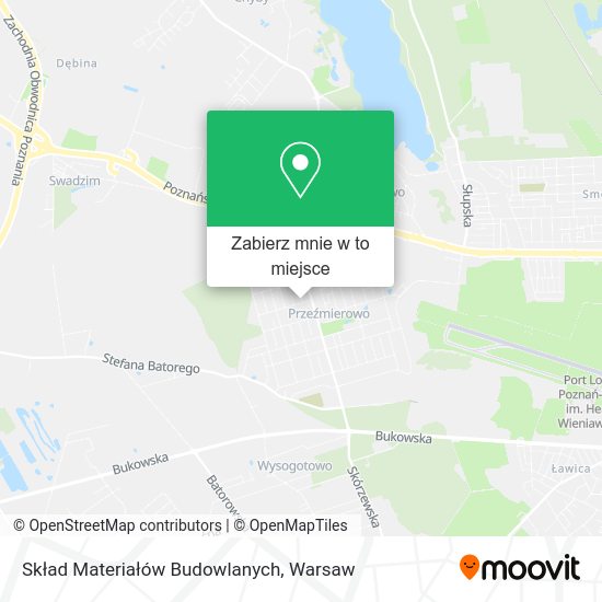 Mapa Skład Materiałów Budowlanych