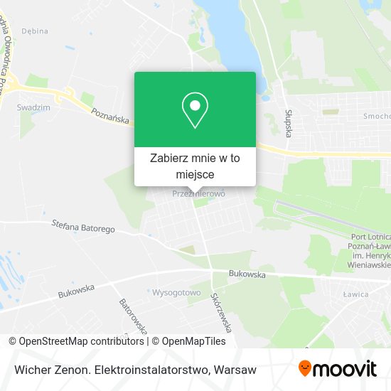 Mapa Wicher Zenon. Elektroinstalatorstwo