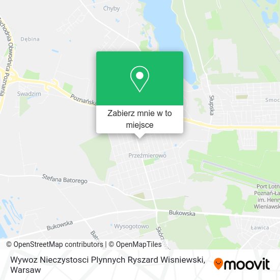 Mapa Wywoz Nieczystosci Plynnych Ryszard Wisniewski