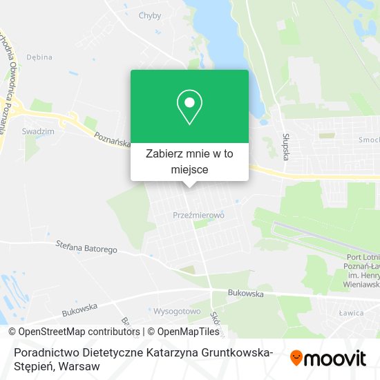 Mapa Poradnictwo Dietetyczne Katarzyna Gruntkowska-Stępień