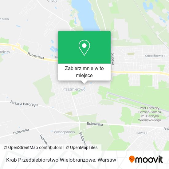 Mapa Krab Przedsiebiorstwo Wielobranzowe