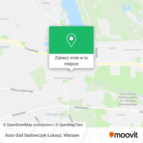 Mapa Auto-Sad Sadowczyk Łukasz