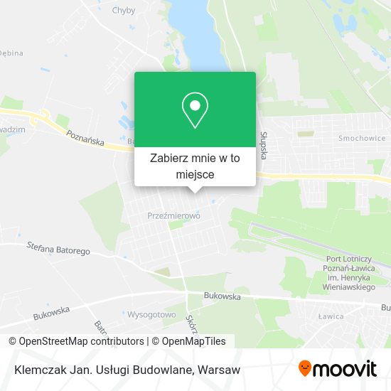 Mapa Klemczak Jan. Usługi Budowlane