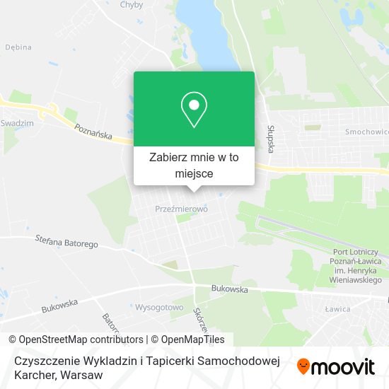 Mapa Czyszczenie Wykladzin i Tapicerki Samochodowej Karcher