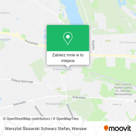 Mapa Warsztat Ślusarski Schwarz Stefan