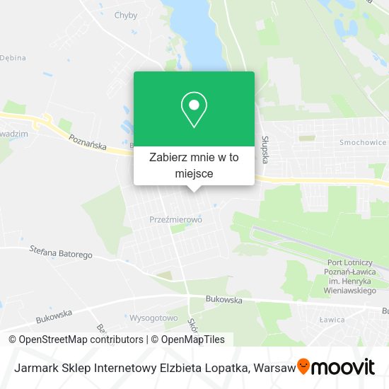 Mapa Jarmark Sklep Internetowy Elzbieta Lopatka