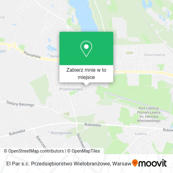 Mapa El Par s.c. Przedsiębiorstwo Wielobranżowe