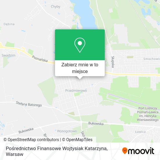 Mapa Pośrednictwo Finansowe Wojtysiak Katarzyna