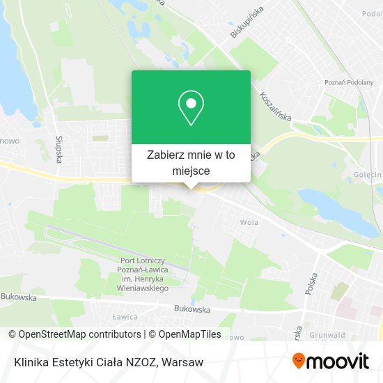 Mapa Klinika Estetyki Ciała NZOZ