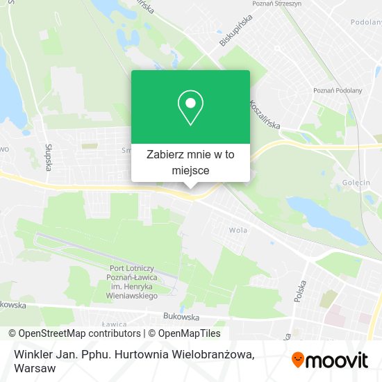 Mapa Winkler Jan. Pphu. Hurtownia Wielobranżowa