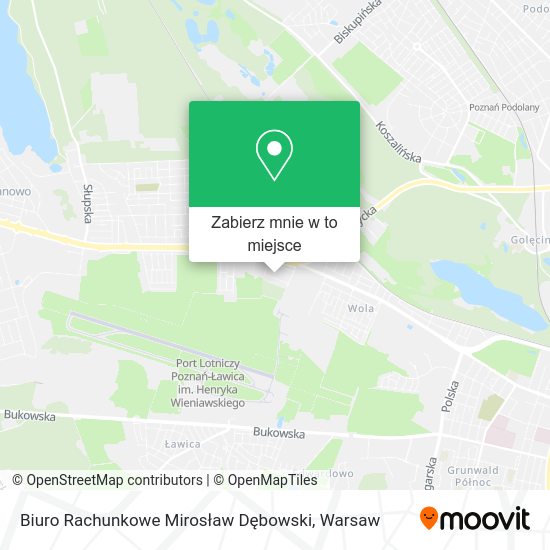 Mapa Biuro Rachunkowe Mirosław Dębowski