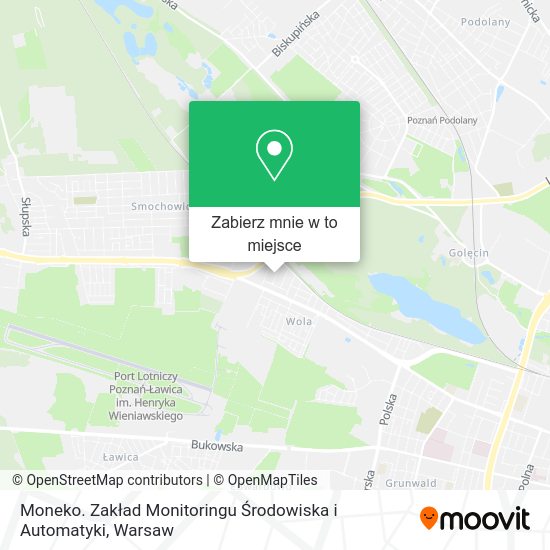 Mapa Moneko. Zakład Monitoringu Środowiska i Automatyki