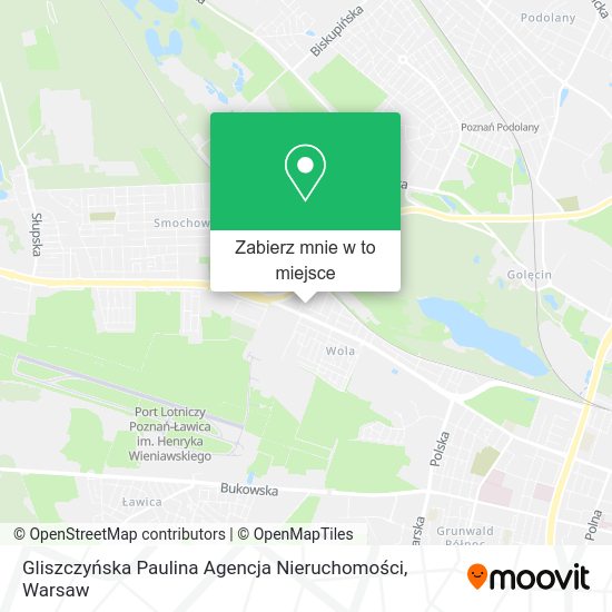 Mapa Gliszczyńska Paulina Agencja Nieruchomości