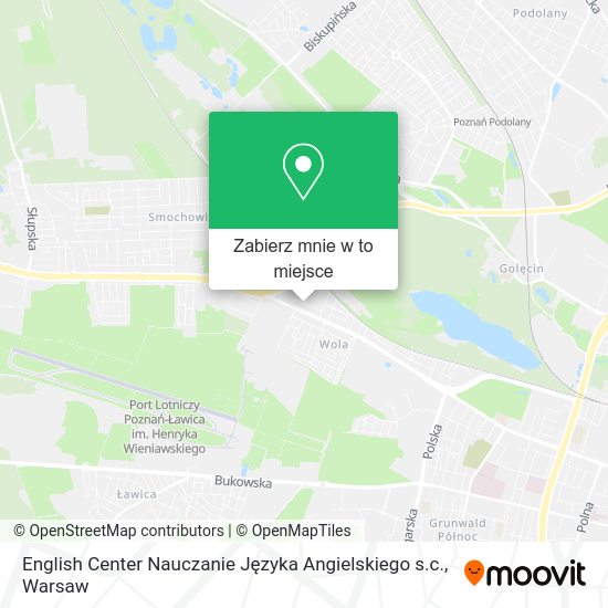 Mapa English Center Nauczanie Języka Angielskiego s.c.