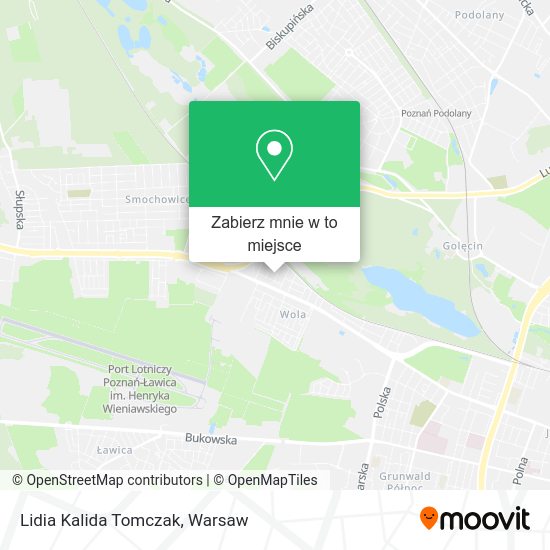 Mapa Lidia Kalida Tomczak