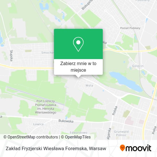 Mapa Zakład Fryzjerski Wiesława Foremska