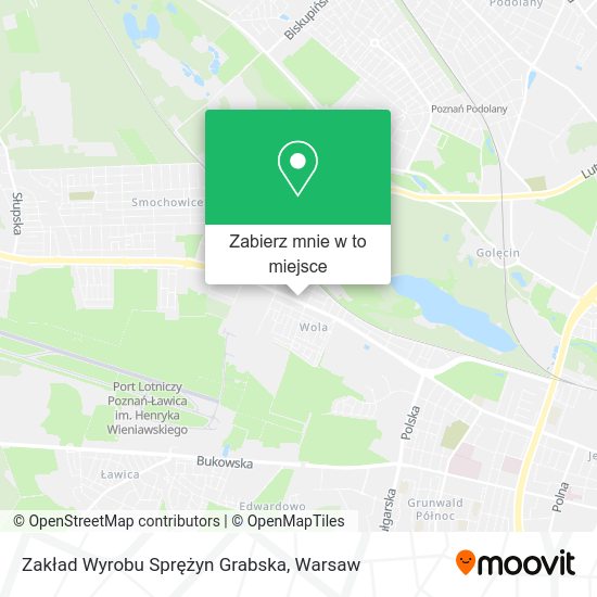 Mapa Zakład Wyrobu Sprężyn Grabska