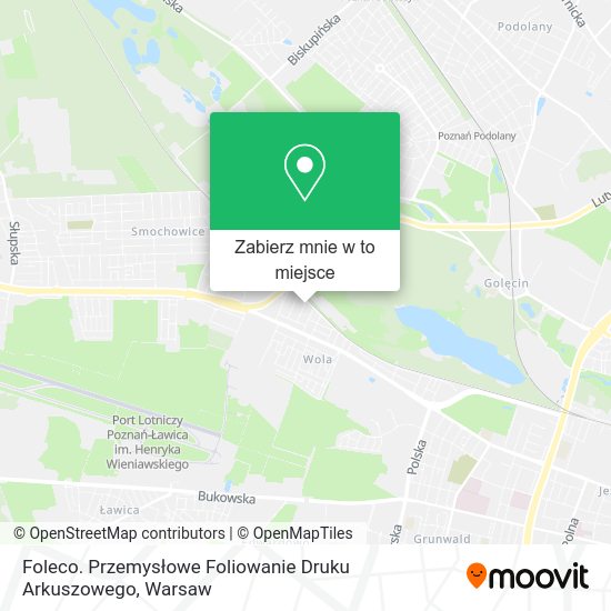 Mapa Foleco. Przemysłowe Foliowanie Druku Arkuszowego