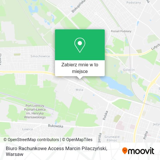 Mapa Biuro Rachunkowe Access Marcin Pilaczyński