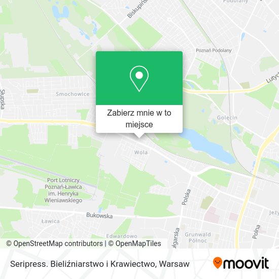 Mapa Seripress. Bieliźniarstwo i Krawiectwo