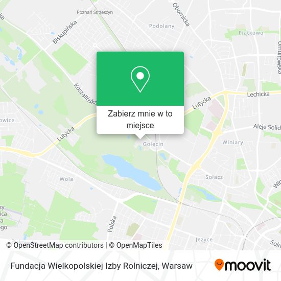 Mapa Fundacja Wielkopolskiej Izby Rolniczej