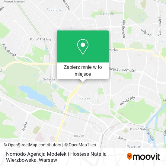 Mapa Nomodo Agencja Modelek i Hostess Natalia Wierzbowska