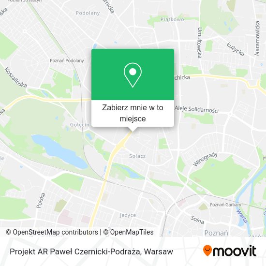 Mapa Projekt AR Paweł Czernicki-Podraża