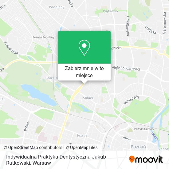 Mapa Indywidualna Praktyka Dentystyczna Jakub Rutkowski