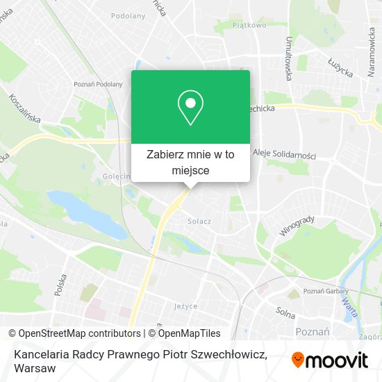 Mapa Kancelaria Radcy Prawnego Piotr Szwechłowicz