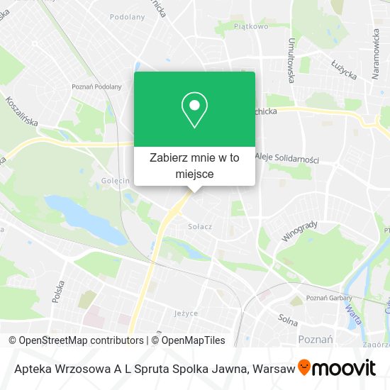 Mapa Apteka Wrzosowa A L Spruta Spolka Jawna