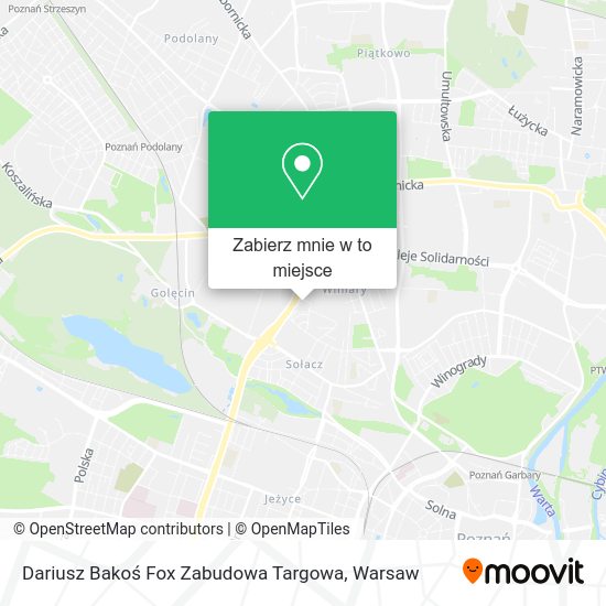 Mapa Dariusz Bakoś Fox Zabudowa Targowa