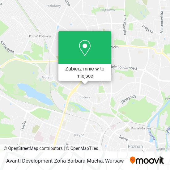 Mapa Avanti Development Zofia Barbara Mucha