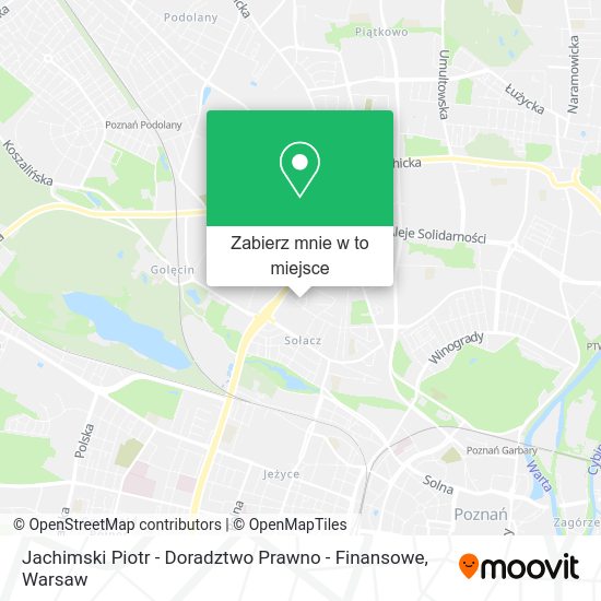 Mapa Jachimski Piotr - Doradztwo Prawno - Finansowe