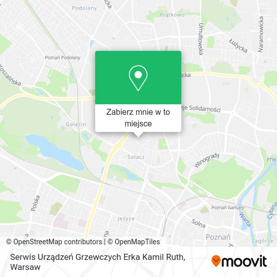 Mapa Serwis Urządzeń Grzewczych Erka Kamil Ruth